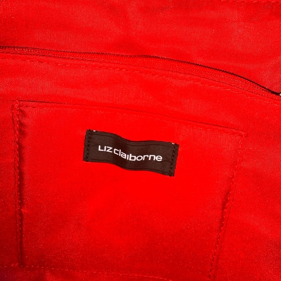 Liz Claiborne Vibrant Red Shoulder Bag - Picture 15 of 15